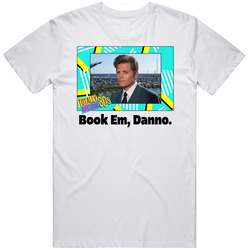 Book Em Danno Hawaii Five-o Tv Series Fan Vintage Unisex T Shirt