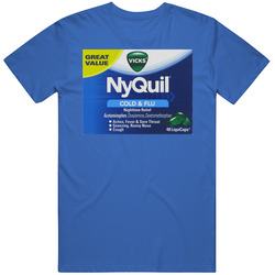 Nyquil Cold And Flu  Medicine Brand Cool Vintage Unisex T Shirt
