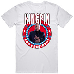 Wilson Fisk The Kingpin Daredevil For President Tv Show Villain Fan Vintage Unisex T Shirt