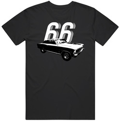1966 Chevrolet Chevy Ii Nova Ss 327 V8 Turbo Vintage Car Year Fan Vintage Unisex T Shirt