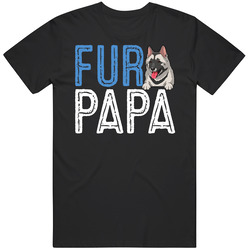 Norwegian Elkhound Fur Papa Father's Day Vintage Unisex T Shirt