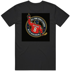 Alex Ovechkin All Time Goal Scorer Vintage Unisex T Shirt