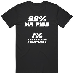 99 Percent Mr Pibb 1 Percent Human Funny Caffeine Lover Vintage Unisex T Shirt