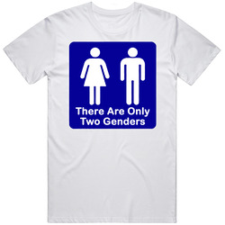 There Are Only Two Genders Washroom Vintage Unisex T Shirt