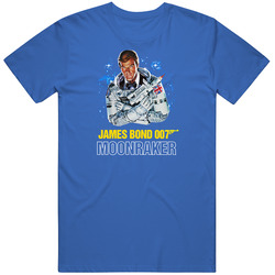 James Bond, Moonraker, T-Shirt, Roger Moore, 007, Movie Vintage Unisex T Shirt
