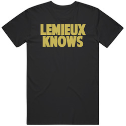 Mario Lemieux Knows Pittsburgh Hockey Player Sports Fan Vintage Unisex T Shirt