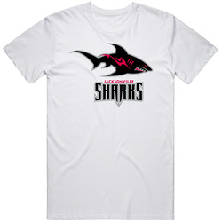 Jacksonville Sharks Arena Football League Team Sports Fan Logo Vintage Unisex T Shirt