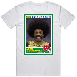 Leon Sandcastle Rookie Card Deion Sanders Alter Ego Fan Vintage Unisex T Shirt
