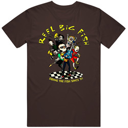 Apparel Reel Big Fish Band Doing The Fish Vintage Unisex T Shirt