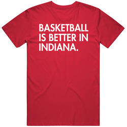 Basketball Is Better In Indiana Hoosiers Vintage Unisex T Shirt