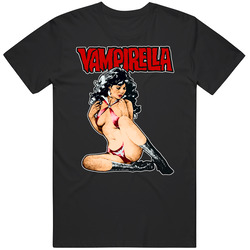 Vampirella Comic Book Vampire Forrest J Ackerman Vintage Unisex T Shirt