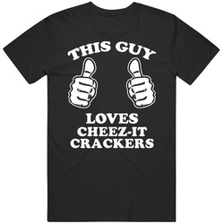 This Guy Loves Cheez-it Crackers Fun Retro Favorite Food Vintage Unisex T Shirt
