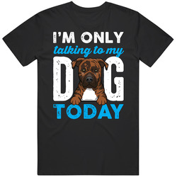 Presa Canario Only Talking To My Dog Father's Day Vintage Unisex T Shirt