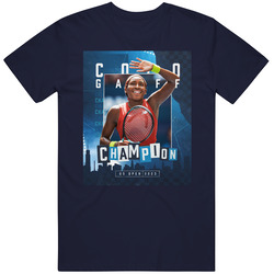 Coco Gauff Champion Us Open 2023 Tennis Fan Vintage Unisex T Shirt