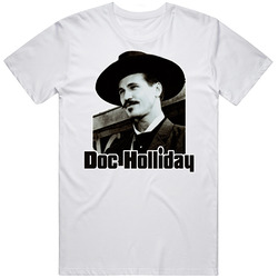 Val Kilmer In Tombstone Western Cowboy Vintage Unisex T Shirt