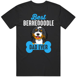 Bernedoodle Best Dad Ever Father's Day Vintage Unisex T Shirt