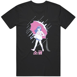 D.Va Overwatch T Shirt MEKA Salt Rain Tee Vintage Unisex T Shirt
