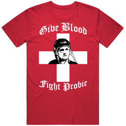 Bob Probert Give Blood Hockey Vintage Unisex T Shirt
