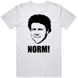 Norm Peterson Cheers Beer Drink Bar Tv Show Mens Cotton Classic T Shirt
