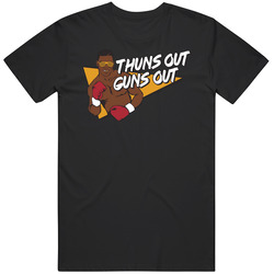 Mike Tyson Thuns Out Guns Out Boxing Mens Cotton Classic T Shirt