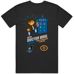 Doctor Who Super Doctor Nintendo Mens Cotton Classic T Shirt