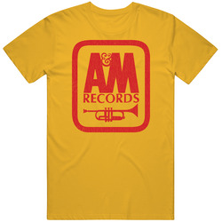 A&M Records, T-shirt, Record Company, Label, Retro, Logo Mens Cotton Classic T Shirt