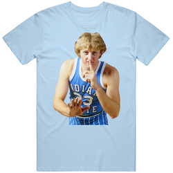 Larry Bird Retro 1977 Indiana State Boston Basketball Fan Mens Cotton Classic T Shirt