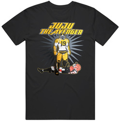 Juju Smith-shuster The Avenger Cartoon Pittsburgh Football Funny Mens Cotton Classic T Shirt