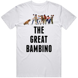 ?the Great Bambino The Sandlot Baseball Movie Fan Mens Cotton Classic T Shirt