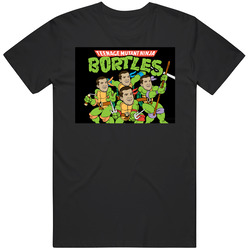 Blake Bortles Jacksonville Jaguar Quarterback Funny Teenage Mutant Ninja Bortles Funny Fantasy Team Logo Cool Mens Cotton Classic T Shirt