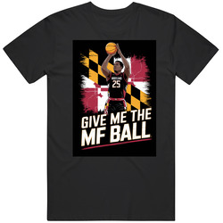 Derik Queen Give Me The Mf Ball Mens Cotton Classic T Shirt