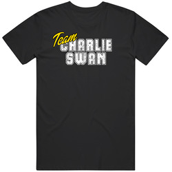 Team Charlie Swan Twilight Favorite Novel Character Cool Fan Mens Cotton Classic T Shirt