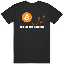 Going Zero Since 2009 Bitcoin Mens Cotton Classic T Shirt