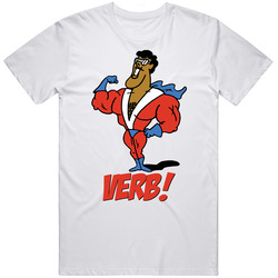 Verb Schoolhouse Rock Kids 70s 80s Tv Show Mens Cotton Classic T Shirt
