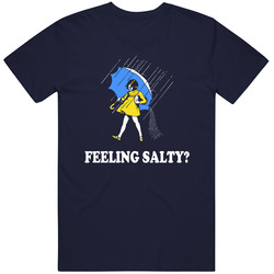 Feeling Salty T Shirt Funny Salt Life Logo Don't Be Salty Mens Cotton Classic T Shirt