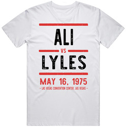 Ali Vs Lyles May 16 1975 Las Vegas Convention Center Las Vegas Boxing Mens Cotton Classic T Shirt
