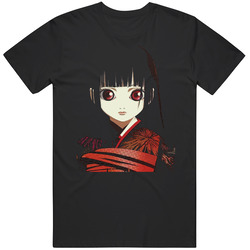 Hell Girl Manga Comic Black Mens Cotton Classic T Shirt
