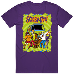 Scooby Doo Tv Show Kids Cartoons Mens Cotton Classic T Shirt