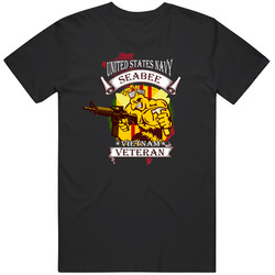 Veteran - Us Navy Seabee Vietnam Veteran Mens Cotton Classic T Shirt