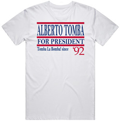 Alberto Tomba For President Tomba La Bomba Since 1992 Fan Mens Cotton Classic T Shirt