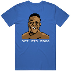 Mike Tyson's Punch Out NES Nintendo Game T shirt Retro Code Tee Mens Cotton Classic T Shirt