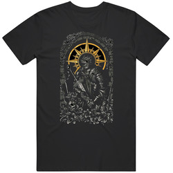 Dark Souls Video Game Medieval Fantasy Artwork Mens Cotton Classic T Shirt