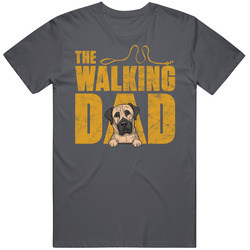 Boerboel Walking Dad Father's Day Worn Look Mens Cotton Classic T Shirt