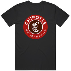 Chipotle Mexican Grill Food Logo Mens Cotton Classic T Shirt