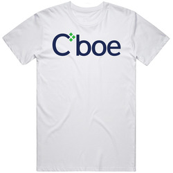 Cboe Global Markets Nasdaq Company Logo Employee Fan Mens Cotton Classic T Shirt