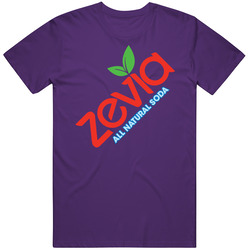 Zevia All Natural Soda Drinking Mens Cotton Classic T Shirt