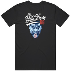 Yasiel Puig Los Angeles Baseball Player Playoffs Wild Horse Mens Cotton Classic T Shirt