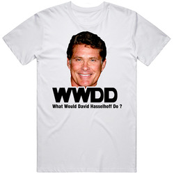 Wwjd David Hasselhoff Mens Cotton Classic T Shirt