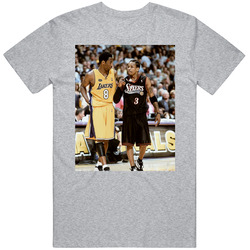 Allen Iverson 2001 Retro Basketball Photo Mens Cotton Classic T Shirt