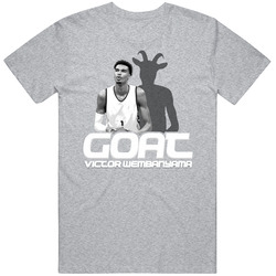 Victor Wembanyama Basketball Goat Mens Cotton Classic T Shirt